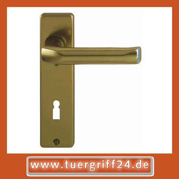 Hoppe London Aluminium Kurzschildgarnitur F4 Bronzefarben 113/202KP, 6746598, 6746853, 6746820, 6765226